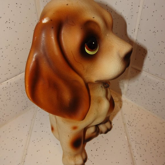 Vintage Ceramic Brinn's Beagle Dog Figurine mcm kitsch collectable 1960's - Picture 9 of 15